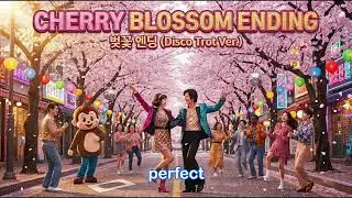 Cherry Blossom Ending 벚꽃 엔딩 (Disco Trot Pop Ver.) #ai자작곡 #ai #2차창작 # 트로트 #디스코 #pop