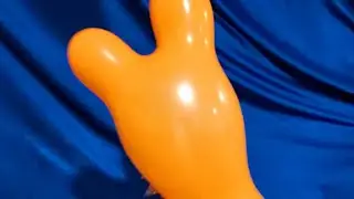 BUNNY BALLOON INFLATION, DEFLATION AND POPPING!!!