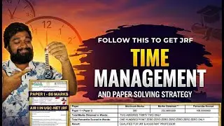 Time Management & Exam TIPS for UGC NET JRF Exam | How to Attempt Paper 1 & 2 Smartly for NET JRF