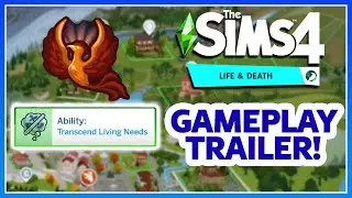 WORLD MAP, GHOST SKILL TREE, REBIRTH & MORE! (Sims 4 Life & Death Gameplay Trailer)