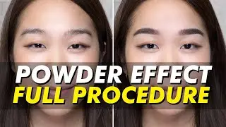 Powder/Ombr&eacute; Effect for Natural-looking Brows | Full procedure of permanent makeup | Eye Design NY