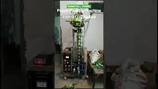 Instant Tea Powder Pouch Packing Machine with Servo Auger Filler