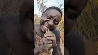 This favorite meal for lunch for bushmen#africatribes #hadzabetribe #villagelife#tiktok #food