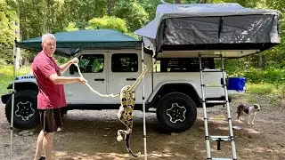 Rattlesnake at Campsite + Jeep & Gear Updates