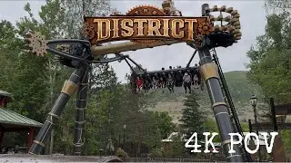 Steamworx POV in 4K! | New Ride at Lagoon’s The District (2025)