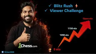 Blitz Rush ⚡Viewer Challenge ♟️Chess.com #main #chesslive #chessindia #chessstream