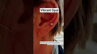 Third lobe piercing | Opal #tribalexpression