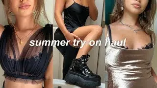 HUGE SUMMER TRY ON HAUL | Nasty Gal & Naked Wolfe