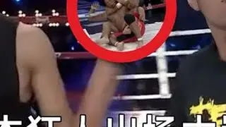 日本狂人出场太嚣张！结果被姚红刚秒杀KO，还被观众扔水瓶狂砸 #综合格斗 #格斗 #中国力量 #KO