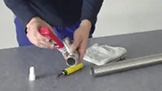 Montage von Gel&auml;ndersystemen - Kleben