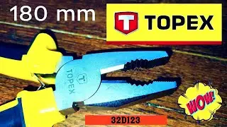 Плоскогубцы TOPEX 180 мм 32D123 - TOPEX COMBINATION PLIERS 180MM