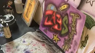 Airbrush every day practice and learning