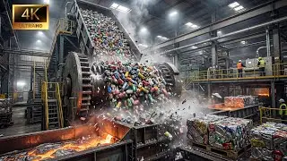 Inside the Factory That Recycles Tons of Cans Every Day (FULL PROCESS)