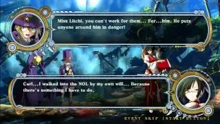 Blazblue Chrono Phantasma - Carl Clover Arcade Mode English