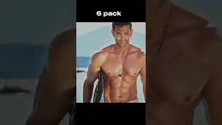 Hrithik with 8 pack srk 10 pack salman?#shorts #movie