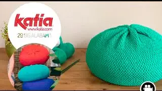 DIY Big Alabama Cushion &middot; Coj&iacute;n &middot; Coussin