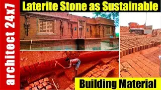 Laterite Stone House at Kanchipuram, Tamil Nadu.