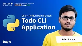 Python Tutorial | Build A Todo App With Python - In Depth Tutorial
