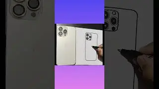 iPhone  drawing #shorts #drawing #iphone