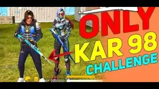 Only kar98k gameplay - Training Mode - Garena Free fire - ZEXMON GAMING