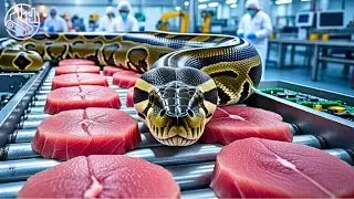 Inside the Modern Snake Meat Factory: The Incredible Process You&rsquo;ve Never Seen (Full Process)