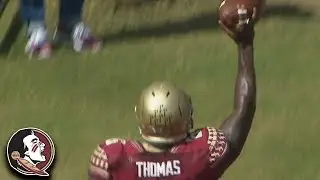 FSU's Joshua Kaindoh & Matthew Thomas Combine For Scoop & Score vs. Louisville