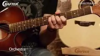 Crafter Orchestra Guitar Demonstration | Acoustic guitar review