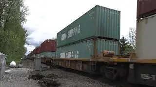 SP Trains #1450 CP Train 112 River Road, Maple Ridge, BC   2020 04 30