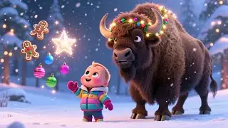 Bison Xmas Playtime 🦬🎄🎶 | Fun Christmas Song for Kids | Festive Nursery Rhyme