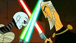 Anakin And others vs asajj ventress CMV clone wars 2003