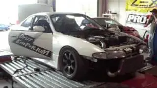 412whp Haltech Tuned GT3076R SR20DET 240SX Dynos at Static X Motorsports Run 2