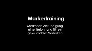 Markertraining
