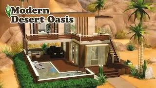 Modern Desert Oasis 🐪&nbsp;| Alter Ego Series | The Sims 4 Speed Build (No CC)