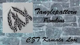 How To Draw Tanglepattern Frondous