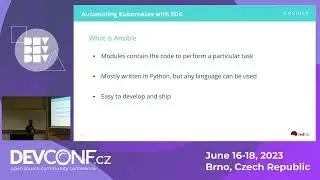 Automating Kubernetes with Event Driven Ansible - DevConf.CZ 2023