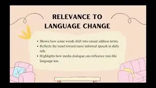 Analysis of Language Change, Lexical Ambiguity, And Syntactic Ambiguity in Dialogue 