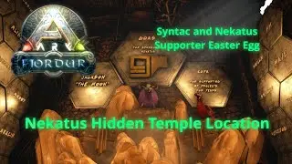 ARK: Fjordur - Hidden Nekatus Temple Location! Syntac and Nekatus Supporter Easter Egg