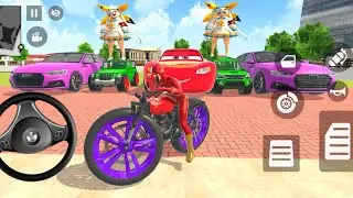 Indian Theft Auto Simulator 💥 Flash Man Modified Monster McQueen And Purchase 🤑 Monster Audi Car 