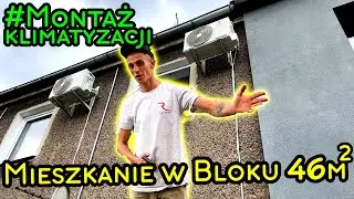 MONTAŻ KLIMATYZACJI W MIESZKANIU 46m2- 2x Rotenso IMOTO 3.5kW