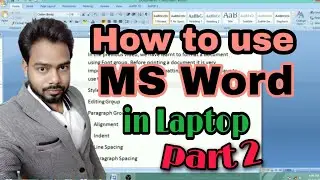 MS Word Tutorial in Hindi || How to Use MS Word || Part 2 || Digital Learning 29