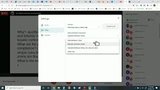 How to reduce video quality in google meet (Receiving and Sending)