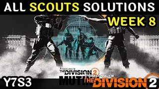 Week 8 Scouts Solutions in The Division 2 (Manhunt, Mutiny)