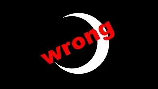 How to (properly) Draw a Crescent Moon - That Irks Me