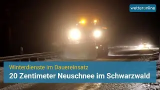 Winterdienste und Bergeunternehmen im Dauereinsatz