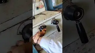 lathe machine 2nd gear 71 rpm Speed. #lathemachines #lathe #speed #rpm #gear #viral #iti #fitter