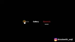 Modern Navigation Bar using HTML CSS & JavaScript