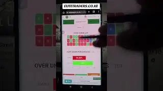 TRADING UNDER 7 & UNDER 6 RECOVERY ON DERIV | ELITE TRADERS 
