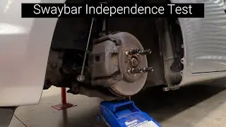 Honda Fit (GE8) Front Suspension Independence Test with Swaybar