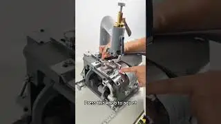 How to use the NP4 Leather skiving machine  #sewing #sewingmachine #leather #leatherworking