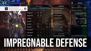 Impregnable Defense Trophy (Five Highly Rare Pieces of Armor) - Monster Hunter World